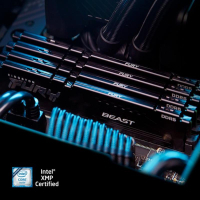 Модуль пам'яті для комп'ютера DDR5 64GB (2x32GB) 5600 MHz Fury Beast Black Kingston Fury (ex.HyperX) (KF556C36BBE2K2-64) Diawest