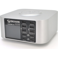 Зарядний пристрій MECHANIC 10xUSB-C PD + Wireless Charging 15W LED indication 300W black (X-Power Max) Diawest