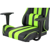 Крісло ігрове Аклас Стрік Light ANF Зелений (PU-чорний/салатовий) (00160341) Diawest