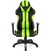 Крісло ігрове Аклас Стрік Light ANF Зелений (PU-чорний/салатовий) (00160341) Diawest