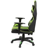 Крісло ігрове Аклас Стрік Light ANF Зелений (PU-чорний/салатовий) (00160341) Diawest