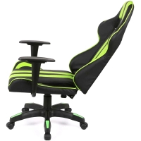 Крісло ігрове Аклас Стрік Light ANF Зелений (PU-чорний/салатовий) (00160341) Diawest