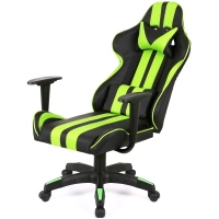 Крісло ігрове Аклас Стрік Light ANF Зелений (PU-чорний/салатовий) (00160341) Diawest