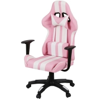 Крісло ігрове Аклас Стрік Light ANF Рожевий (PU-рожевий/білий) (00160345) Diawest