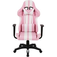 Крісло ігрове Аклас Стрік Light ANF Рожевий (PU-рожевий/білий) (00160345) Diawest