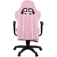 Крісло ігрове Аклас Стрік Light ANF Рожевий (PU-рожевий/білий) (00160345) Diawest