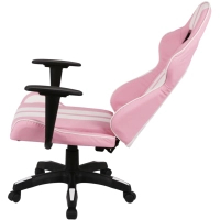 Крісло ігрове Аклас Стрік Light ANF Рожевий (PU-рожевий/білий) (00160345) Diawest