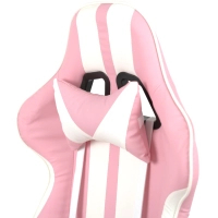 Крісло ігрове Аклас Стрік Light ANF Рожевий (PU-рожевий/білий) (00160345) Diawest