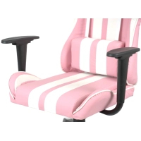 Крісло ігрове Аклас Стрік Light ANF Рожевий (PU-рожевий/білий) (00160345) Diawest