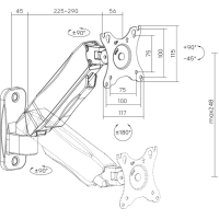 Кронштейн OfficePro MA300B Diawest