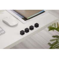 Тримач для кабелю OfficePro CM002B, magnetic clasp, 6шт=1пак, back (CM002B) Diawest