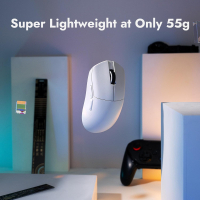 Мишка Lemokey G1 USB-A/USB-C/Wireless 8K White (G1-A2) Diawest