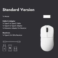 Мишка Lemokey G1 USB-A/USB-C/Wireless 8K White (G1-A2) Diawest