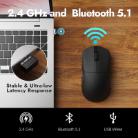 Мишка Lemokey G1 USB-A/USB-C/Wireless 8K Black (G1-A1) Diawest