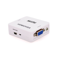 Перехідник HDMI F to VGA F 720P/1080P white Voltronic (YT-CM-HDMI/VGA) Diawest