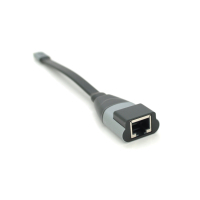 Перехідник USB-C to RJ45 0.18m 1000Mbps black Voltronic (YT-Type-C(M)/RJ-45(F)/27032) Diawest
