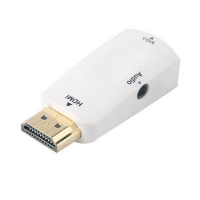 Перехідник HDMI M to VGA F white Voltronic (YT-CA-HDMI(M)/VGA(F)) Diawest
