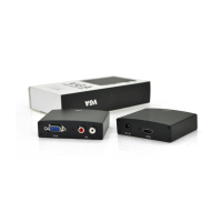 Конвертор VGA to HDMI+ Audio active black Voltronic (YT-AC-HDMI(in)/VGA(out)-B/14898) Diawest