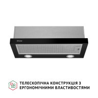 Витяжка кухонна Perfelli TL 602 BL LED Diawest
