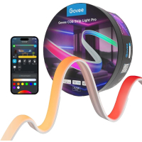 Світлодіодна стрічка Govee H61E5 COB Strip Light Pro 3m RGBIC+W WI-FI/Bluetooth white (H61E53D1) Diawest