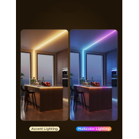 Світлодіодна стрічка Govee H61E5 COB Strip Light Pro 3m RGBIC+W WI-FI/Bluetooth white (H61E53D1) Diawest