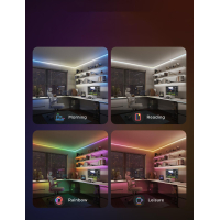 Світлодіодна стрічка Govee H61E5 COB Strip Light Pro 3m RGBIC+W WI-FI/Bluetooth white (H61E53D1) Diawest