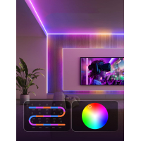Світлодіодна стрічка Govee H61E5 COB Strip Light Pro 3m RGBIC+W WI-FI/Bluetooth white (H61E53D1) Diawest