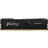 Модуль пам'яті для комп'ютера DDR4 16GB 3200 MHz Beast Black Kingston Fury (ex.HyperX) (KF432C16BB1/16WP) Diawest