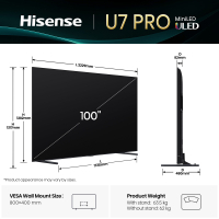 Телевізор Hisense 100U7Q PRO Diawest
