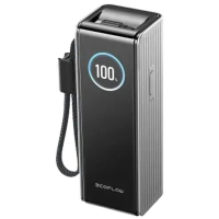 Батарея універсальна EcoFlow RAPID Power Bank 25000mAh with cables silver (EF-RAPID25K100W-S-EU) Diawest