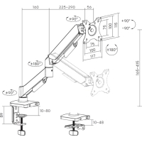 Кронштейн OfficePro MA500B Diawest