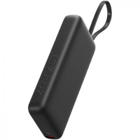 Батарея універсальна Acefast 20000mAh 130W PD, QC/3.0 USB-A+USB-C In/Out,build-in cable M22 Gray (6974316283904) Diawest