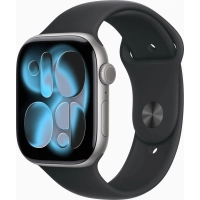 Смарт-годинник Apple Watch Series 11 GPS + Cellular 46mm Space Grey Aluminium Case with Black Sport Band - M/L (MFCA4RK/A) Diawest