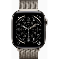 Смарт-годинник Apple Watch Series 11 GPS + Cellular 42mm Natural Titanium Case with Natural Milanese Loop (MF8P4RK/A) Diawest