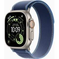 Смарт-годинник Apple Watch Ultra 3 GPS + Cellular 49mm Natural Titanium Case with Blue/Bright Blue Trail Loop - M/L (MEWU4QP/A) Diawest