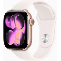 Смарт-годинник Apple Watch Series 11 GPS 42mm Rose Gold Aluminium Case with Light Blush Sport Band - S/M (MEU04RK/A) Diawest
