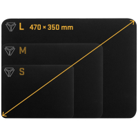 Килимок для мишки YENKEE YPM 47 Speed Top L Black (45015888) Diawest