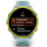 Смарт-годинник Garmin Forerunner 570 - 47MM, Whitestone/Amp Yellow, GPS (010-02971-01) Diawest