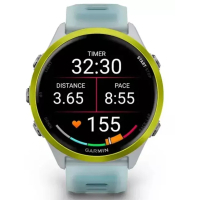 Смарт-годинник Garmin Forerunner 570 - 47MM, Whitestone/Amp Yellow, GPS (010-02971-01) Diawest