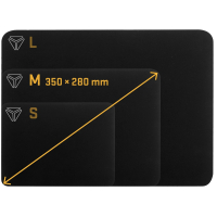 Килимок для мишки YENKEE YPM 35 Speed Top M Black (45015887) Diawest