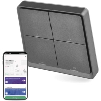 Розумний вимикач EMOS H5016 4 buttons ZigBee 3.0 Black (H5016) Diawest