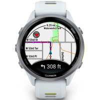 Смарт-годинник Garmin Forerunner 970, Whitestone/Amp Yellow, GPS (010-02969-11) Diawest