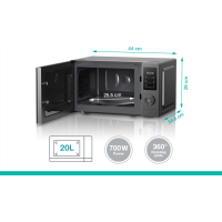 Мікрохвильова піч Gorenje MO20A3T4 Diawest