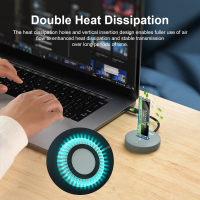 Док-станція для накопичувачів Maiwo M.2 NVMe/SATA SSD to USB3.2 Gen2 USB-C 10Gbps (K1698P2) Diawest