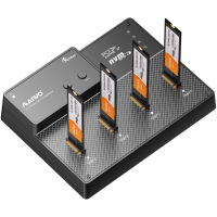 Док-станція для накопичувачів Maiwo 4*NVMe M.2 SSD Key M/B+M to USB4.0 USB-C 40Gbps (K3015P4) Diawest