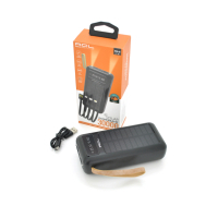 Батарея універсальна ACL 30000mAh, SOLAR, Type-C/Lighting/Micro/USB, Black (PW-61B) Diawest