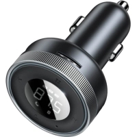 FM модулятор Baseus Baseus Enjoy Car Wireless MP3 Charger Black (CCLH-01) Diawest