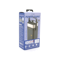 Батарея універсальна Remax 40000mAh, 22.5W, PD+QC, 2*USB+2*Type-C, Gray (RPP-596) Diawest