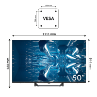 Телевізор Haier H50S80FUX Diawest