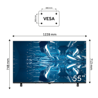 Телевізор Haier H55K85FUX Diawest